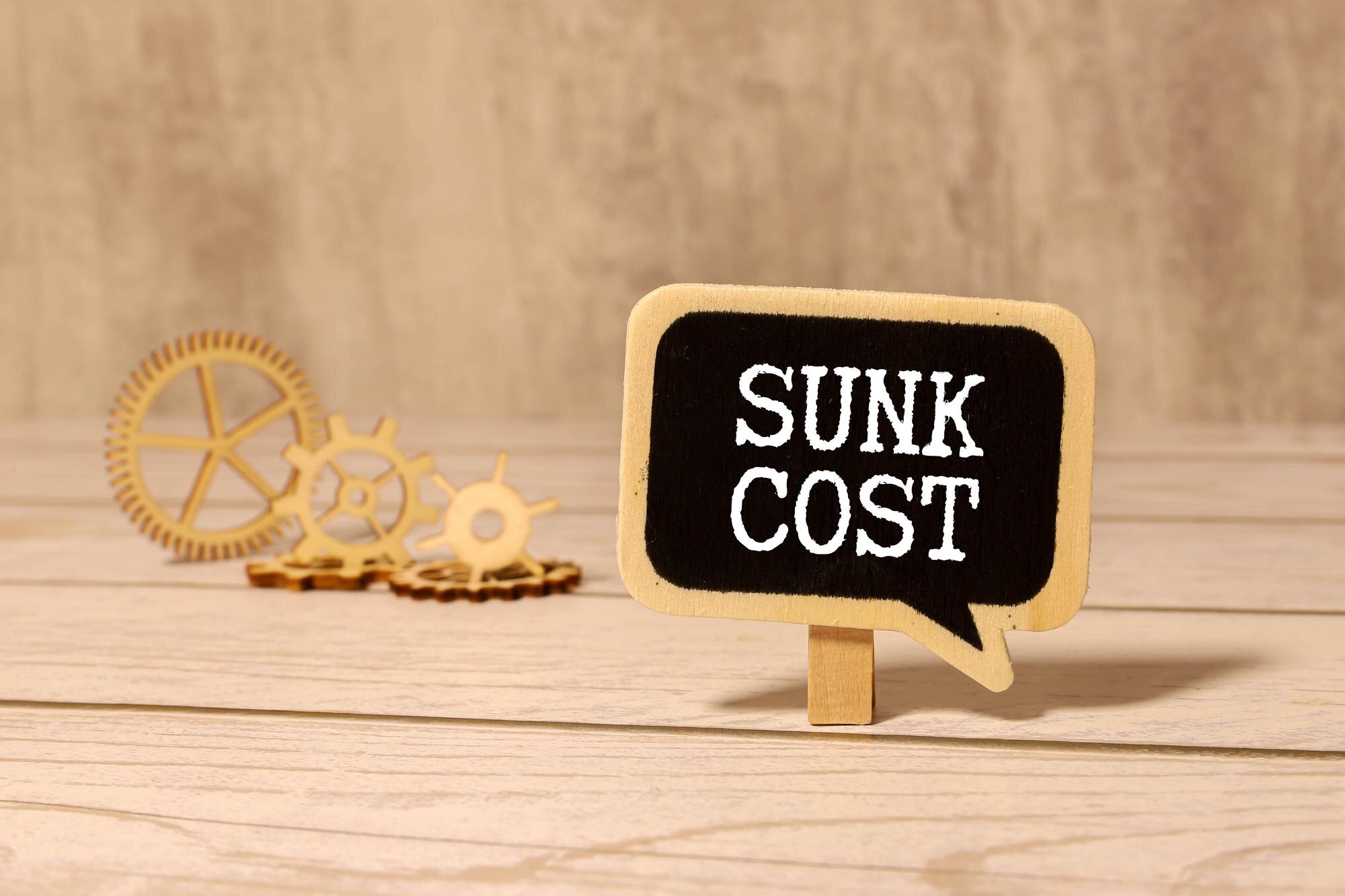 Sunk Cost is shown using a text